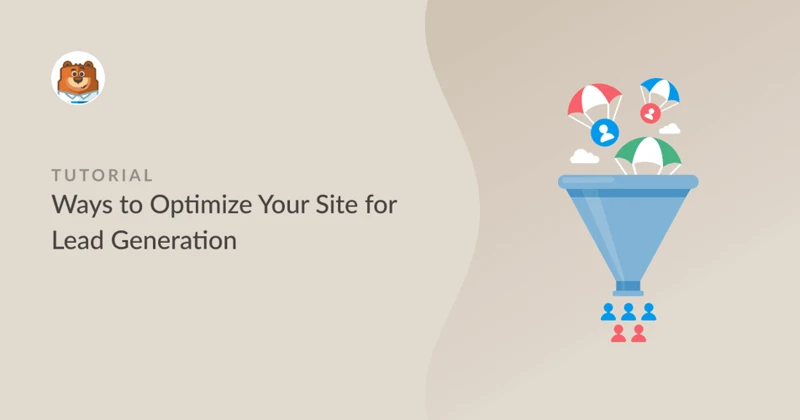 2. Optimize Your Website For Lead Generation